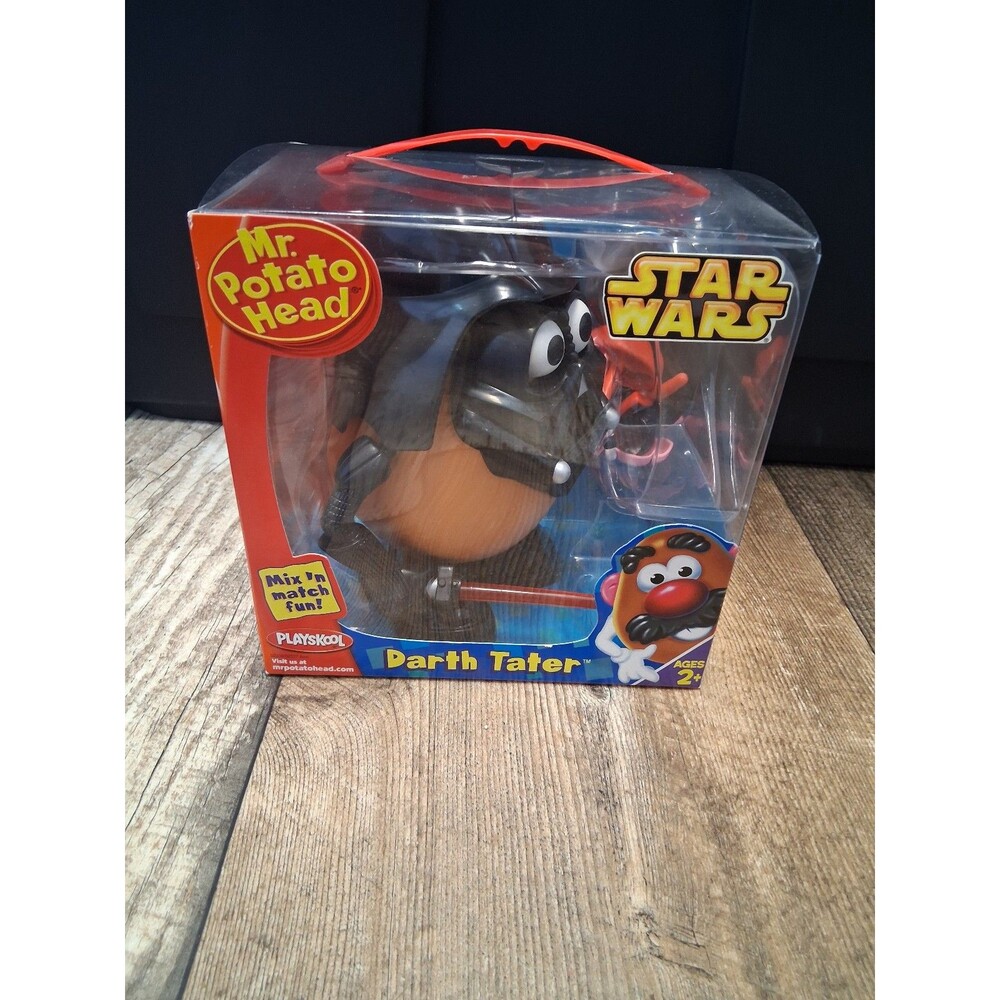 NIB Playskool Mr Potato Head Star Wars Darth Tater 2004 Unopened Collectible